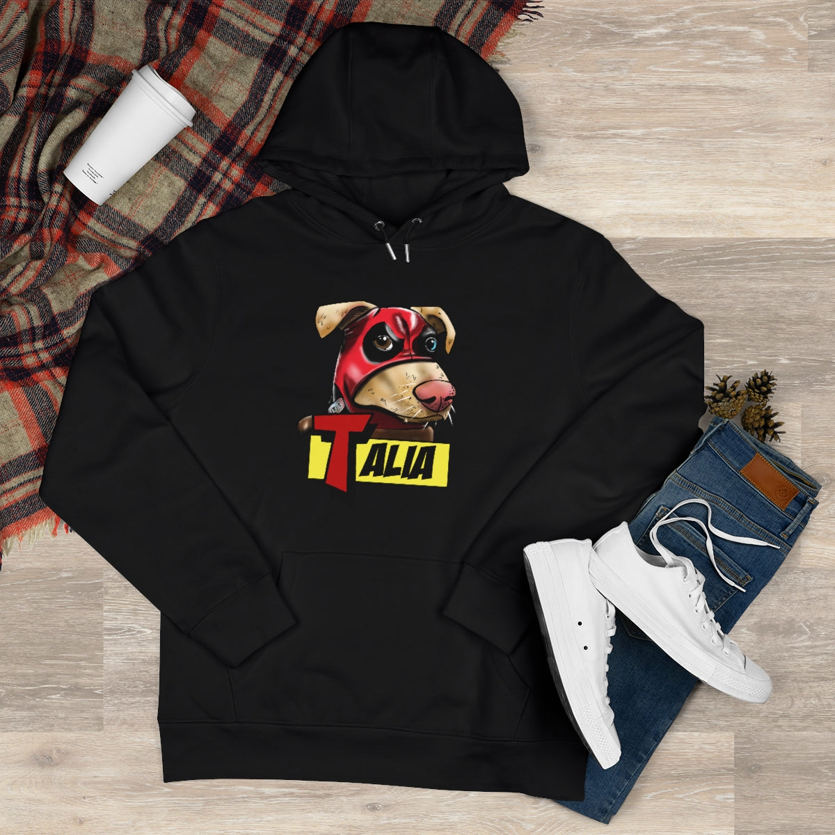 Talia On a Hoodie!