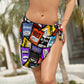 Ladies Saucy Beach Wrap Skirt