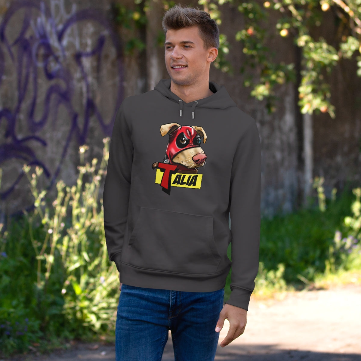 Talia On a Hoodie!